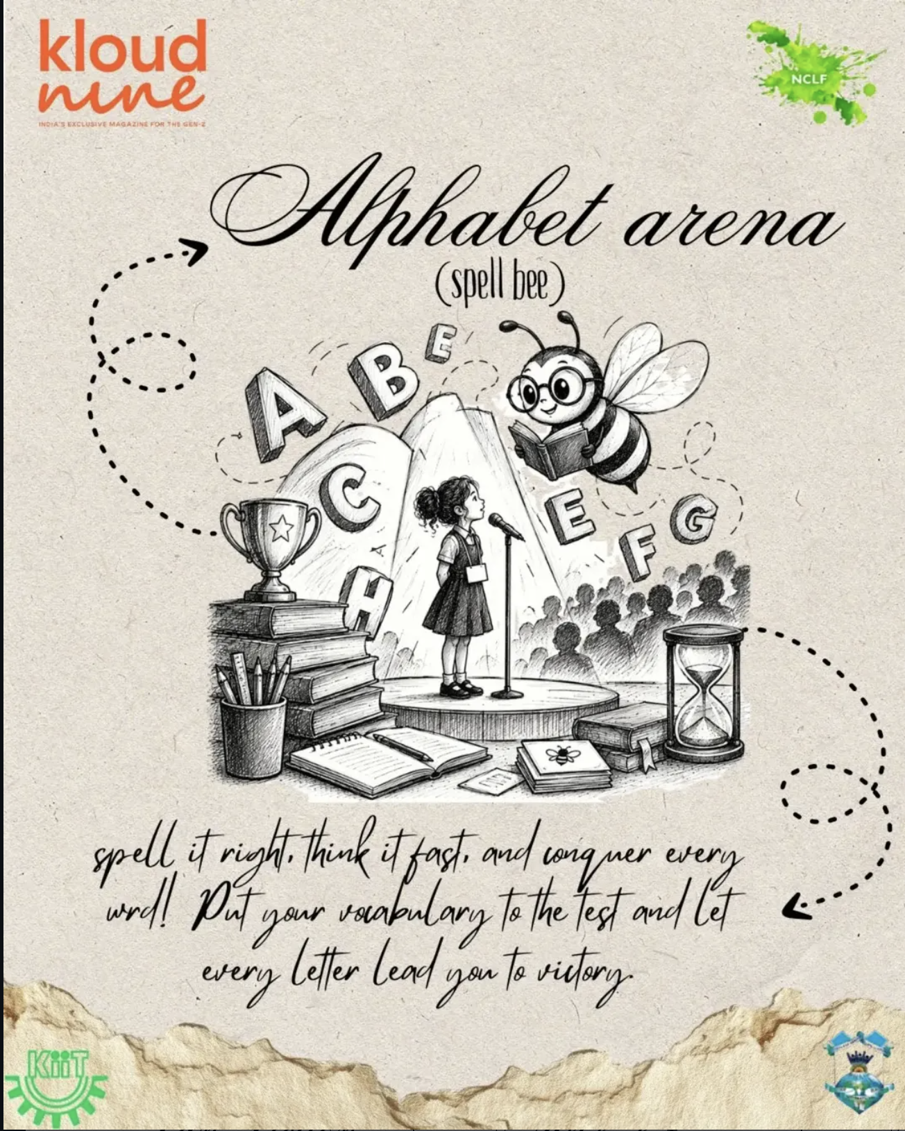 Alphabet Arena official NCLF event poster